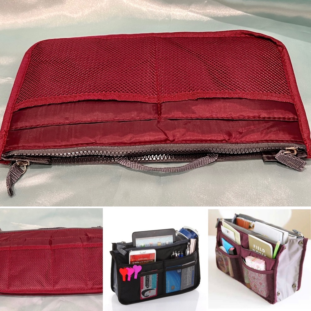 NEW Purse Organizer Insert For Any Handbag/Purse/Tote Bag